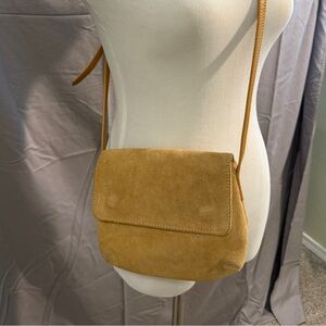 Urban Outfitters Tan Suede Crossbody Bag